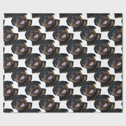 rottweiler cadeaupapier (Vlak)