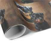 Rottweiler Cadeaupapier (Rol Hoek)