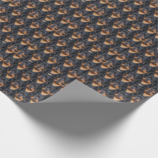 Rottweiler Cadeaupapier (Hoek)