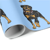 rottweiler cadeaupapier (Rol Hoek)