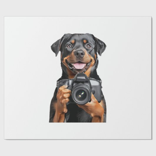 Rottweiler   cadeaupapier (Vlak)