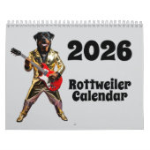 Rottweiler Calendar Kalender (Hoes)