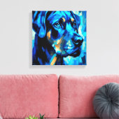 Rottweiler Canvas Afdruk (Insitu (Woonkamer))