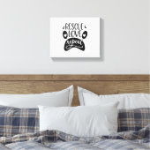 Rottweiler Canvas Afdruk (Insitu (Slaapkamer))