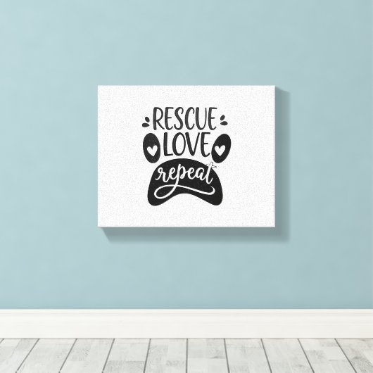 Rottweiler Canvas Afdruk (Insitu (Houten vloer))