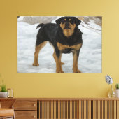 Rottweiler Canvas Print (Insitu (Woonkamer))