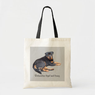 Rottweiler-Canvas tas