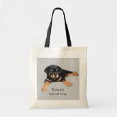 Rottweiler-Canvas tas (Voorkant)