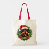 Rottweiler Canvas tas (Achterkant)