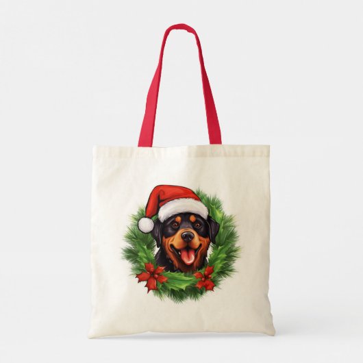 Rottweiler Canvas tas (Achterkant)