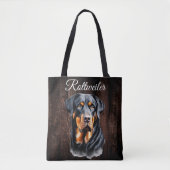 Rottweiler Canvas tas (Voorkant)