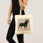 Rottweiler-Canvas tas (Voorkant (product))