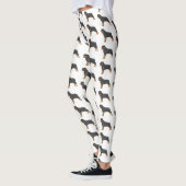 Rottweiler cartoon illustratie leggings (Links)