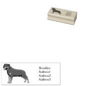Rottweiler cartoon illustratie rubberstempel (Gestempeld)