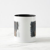 Rottweiler Ceramic Coffee Mok (Midden)