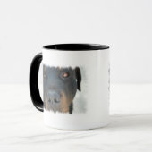 Rottweiler Ceramic Coffee Mok (Voorkant links)