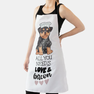 Rottweiler Chef Bacon & Love Schort