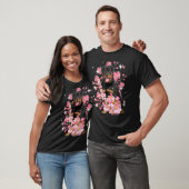 Rottweiler Cherry Blossom Flowers T-shirt (Unisex)