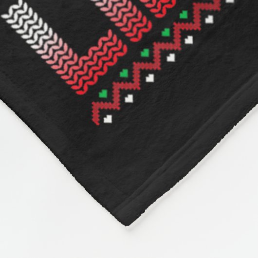 Rottweiler Christmas Tree Decorations Dog Lover Xm Fleece Deken (Hoek)