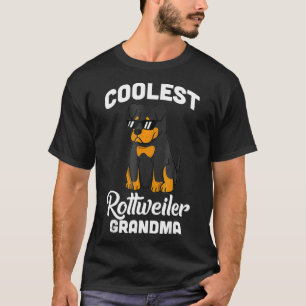 Rottweiler Coolest Grandma Funny Dog Shirt