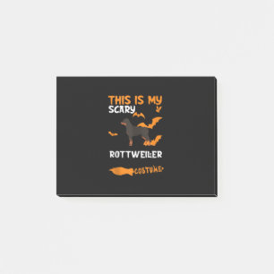 Rottweiler Costume Halloween Lazy Scary Dog Tank Post-it® Notes