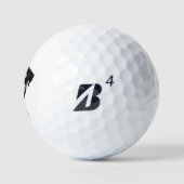 Rottweiler Custom Name Signature Golfballen (Logo)
