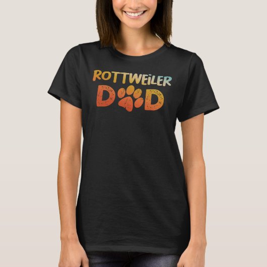 Rottweiler Dad 11 T-shirt (Voorkant)