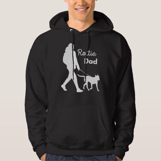 Rottweiler Dad 7 Hoodie (Voorkant)