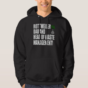 Rottweiler Dad Funny Hoodie