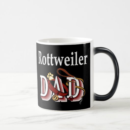 Rottweiler Dad Gifts Magische Mok (Rechts)