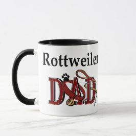 Rottweiler Dad Gifts Mok