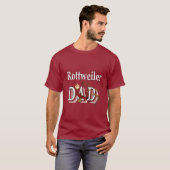 Rottweiler Dad Gifts T-shirt (Voorkant volledig)