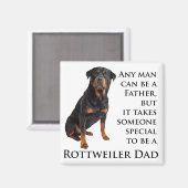 Rottweiler Dad Magnet (Voorkant / Achterkant)