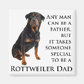 Rottweiler Dad Magnet (Voorkant)