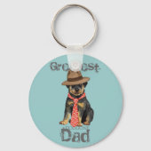 Rottweiler Dad Sleutelhanger (Voorkant)