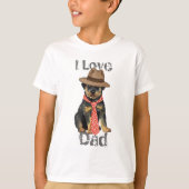 Rottweiler Dad T-shirt (Voorkant)