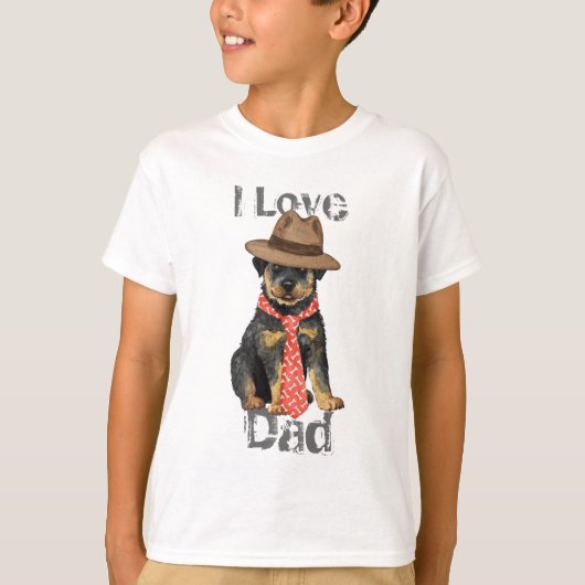 Rottweiler Dad T-shirt (Voorkant)