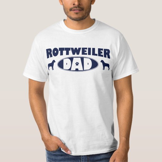 Rottweiler Dad T-shirt (Voorkant)