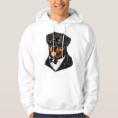 Rottweiler De Bodyguard Hoodie (Voorkant)