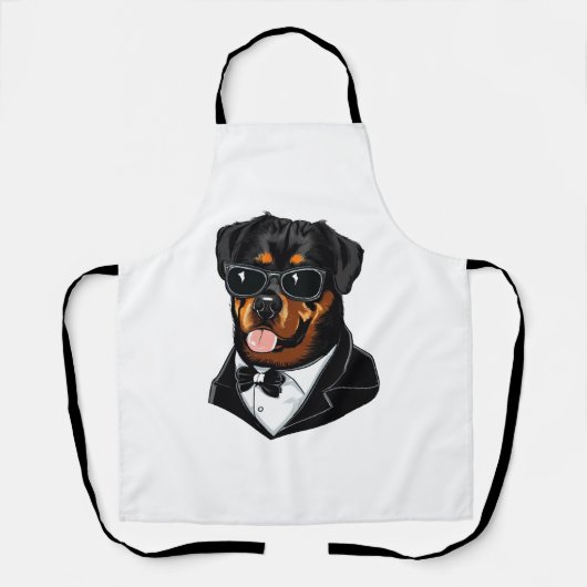 Rottweiler De Bodyguard Schort (Voorkant)
