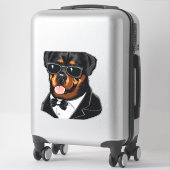 Rottweiler De Bodyguard Sticker (Koffer)