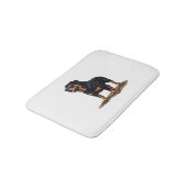 Rottweiler De Explorer Badmat (Gekanteld)