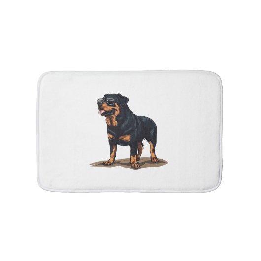 Rottweiler De Explorer Badmat (Voorkant)