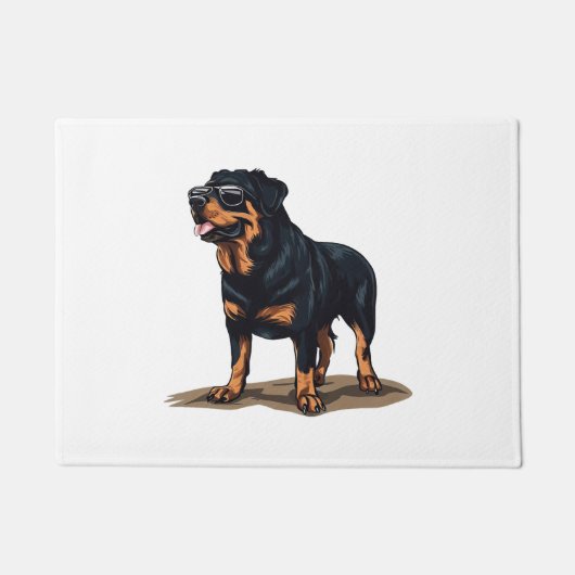 Rottweiler De Explorer Deurmat (Voorkant)