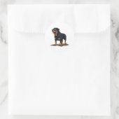 Rottweiler De Explorer Ronde Sticker (Tas)