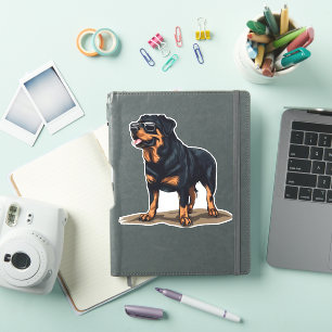 Rottweiler De Explorer Sticker
