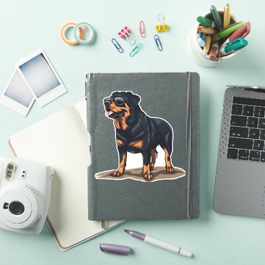 Rottweiler De Explorer Sticker (iPad Cover)