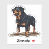 Rottweiler De Explorer Sticker (Vel)