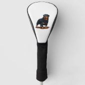 Rottweiler De Gent Golfheadcover (Voorkant)