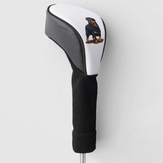 Rottweiler De Gent Golfheadcover (Schuin)